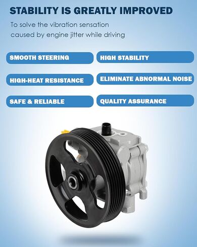 مضخة توجيه الطاقة ECCPP ملائمة لـ Mazda CX-7 2007-2012 L4 2.3L GAS لـ CX-7 2010-2012 L4 2.5L GAS استبدال EG2132600A EG2132600R0B in Saudi Arabia