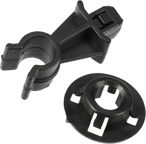 Motoforti Hood Prop Rod Clip Retainer,for Nissan Navara D40,Plastic,Black,2 pcs in Saudi Arabia
