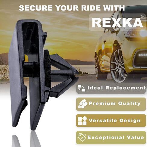 Rexka 15pcs Rocker Moulding Clip with Sealer for Chrysler 6509288AA Dodge Ram C/V, Grand Caravan, Town & Country in Saudi Arabia