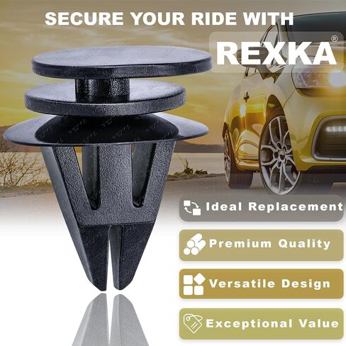 Rexka 15pcs Rocker Panel Moulding Clips for BMW Mini Cooper 07-13-1-480-419 07131480419 R50 R56 R55 R52 R53 in Saudi Arabia