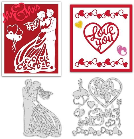 INFUNLY 4 Styles/Set Vintage Lace Frame Die Cut Oval Label Tag Cutting Die Square Lace Border Background Metal Die Cuts Nested Round Frame Dies for Card Making DIY Scrapbooking Photo Album Decor in Saudi Arabia