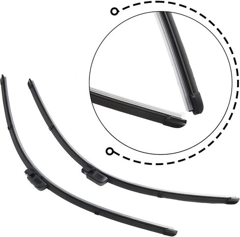 Windshield Wiper Blade Set for Bentley for Continental Gt Gtc Flying Spur Higher Grade Components in Saudi Arabia