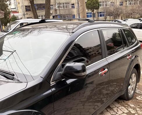 قضبان رف سقف سقف السيارات تناسب Subaru Outback 2015-2020 Rails Rails Clars for Rooftop Cargo Carrier Luggage Kayak Bike Snowboard in Kuwait