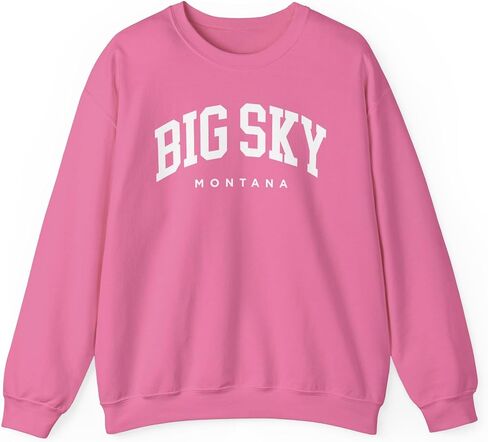 Big Sky Montana Adult Unisex Crewneck Sweatshirt in Saudi Arabia