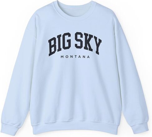 Big Sky Montana Adult Unisex Crewneck Sweatshirt in Saudi Arabia