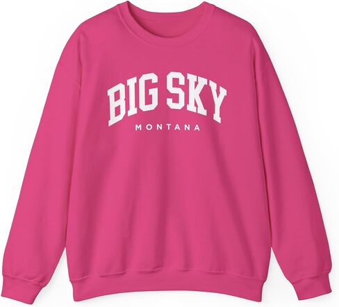 Big Sky Montana Adult Unisex Crewneck Sweatshirt in Saudi Arabia