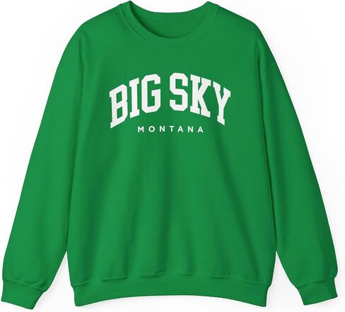 Big Sky Montana Adult Unisex Crewneck Sweatshirt in Saudi Arabia