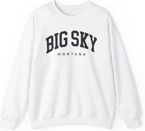 Big Sky Montana Adult Unisex Crewneck Sweatshirt in Saudi Arabia