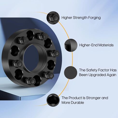 OCPTY 2PCS 6 Lug Wheel Spacers Hubcentric 1.5 بوصة 6x135 إلى 6x135 87mm 14x1.5 in Saudi Arabia