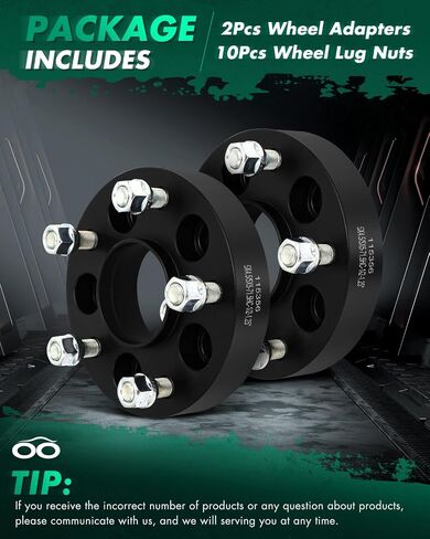 Scitoo 2pcs 5x4.5 إلى 5x5 محولات العجلات 1.25 بوصة الأزرار 1/2 Bore 71.5mm ملائمة لجيب ليبرتي 2002-2012 ، لجيب رانجلر 1997-2006 ، لجيب شيروكي 1980-2001 in Saudi Arabia