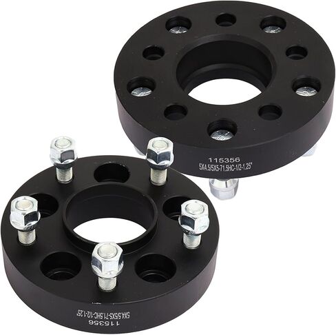 Scitoo 2pcs 5x4.5 إلى 5x5 محولات العجلات 1.25 بوصة الأزرار 1/2 Bore 71.5mm ملائمة لجيب ليبرتي 2002-2012 ، لجيب رانجلر 1997-2006 ، لجيب شيروكي 1980-2001 in Saudi Arabia