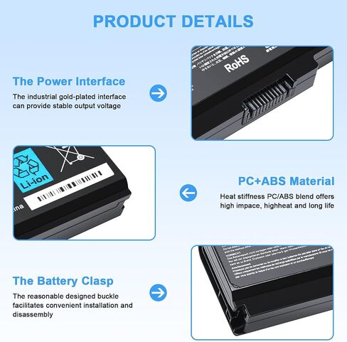 45WH PA5185U-1BRS بطارية جهاز الكمبيوتر المحمول لأقمار Toshiba C50 C55 C55D C55T S55 L55T L55D C55-B5200 C55-B5270 C55D-B5310 C55-B5300 E45-B4100 PA5184U-1 in Saudi Arabia