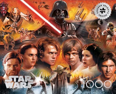 Buffalo Games - Silver Select - Star Wars - “Let’s keep a little optimism here" - 500 Piece Jigsaw Puzzle For Adults -Challenging Puzzle Perfect for Game Nights - Finished Puzzle Size is 21.25 x 15.00 in Saudi Arabia
