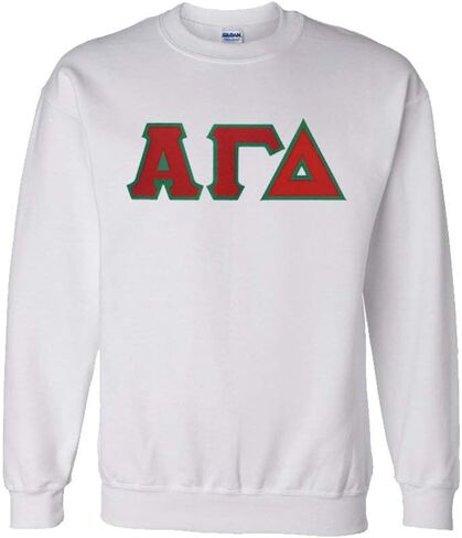 Alpha Gamma Delta Lettered Crewneck in Saudi Arabia