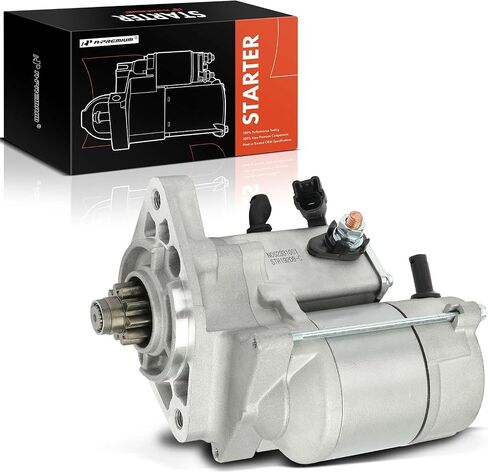 A-Premium Starter Motor متوافق مع Toyota Tacoma 2011 2012 2013 2014 4.0L ، 12V 1.4kW 10-TETH في اتجاه عقارب الساعة ، استبدل# 2810031111 ، 4280006381 in Saudi Arabia