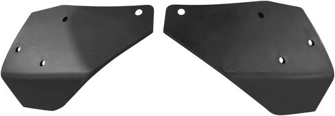Ikon Motorsports ، Front Corner Corner Winglet Splitters متوافق مع 2015-2023 Ford Mustang ، GT Style Black PP Canard Front Chin Spoilder Guard ، 2016 2018 2018 in Saudi Arabia
