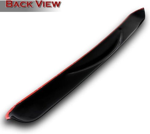 Q1-TECH, Rear Window Roof Spoiler Compatible with 2008-2023 Dodge Challenger, Acrylic Rear Window Roof Visor Spoiler Wing 2009 2010 2011 2012 2013 2014 2015 2016 2017 2018 2019 2020 2021 2022 Smoke in Saudi Arabia