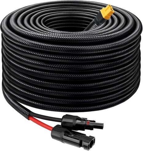 Solar to Xt60 Cable 10AWG موصل الطاقة الشمسية 20ft إلى كابل محول XT60 للوحة الشمسية للبطارية RV Protable محطة الطاقة الشمسية - 20 قدم in Kuwait