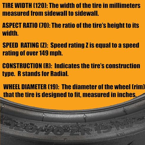 Continental ContiRoadAttack 4 120/70ZR19 Front Sport Touring Motorcycle Tire - Enhanced Wet & Dry Weather Performance, Superior Grip, and Outstanding Durability 120/70-19 in Saudi Arabia