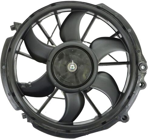 A/C Right Contenser Cooling Fan Assembly Side Passenger Side متوافق مع 1996-2007 Ford Taurus 1996-2005 Mercury Sable FO3112112 FO3115106 in Saudi Arabia