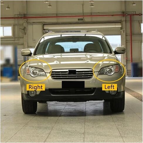 Headlight Housing Compatible For Subaru Outback 2006 2007 2008 2009 Headlamp Light Case Transparent Lampshade Lamp Shell Headlight Lens Glass Cover(Left and Right) in Saudi Arabia