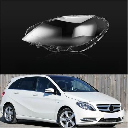 Headlight Housing Compatible For Mercedes-Benz B-Class W246 B180 B200 2012 2013 2014 2015 Front Headlamp Lens Cover Headlight Lampshade Glass Lamp Shell Mask(Left and Right) in Saudi Arabia