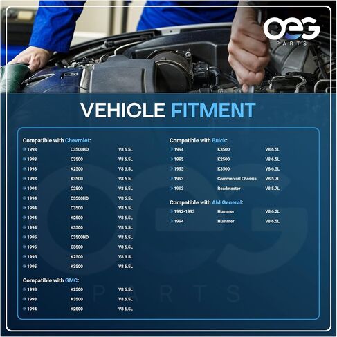 OEG Parts New Alternator Compatible With Chevy GMC 4.3L 5.0L 5.7L 6.2L 6.5L Diesel, C1500 C2500 P3500 K1500 K2500, Tahoe Yukon Suburban 10463393, ADR0022, 40012125, 40012125R in Saudi Arabia