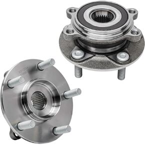 Detroit Axle - Pair Front Wheel Bearing Hubs for 2014-2018 Mazda 3 [3 Sport], 2016-2020 Mazda CX-3, 2 Wheel Hub Bearings Assembly 2017 Replacement in Saudi Arabia