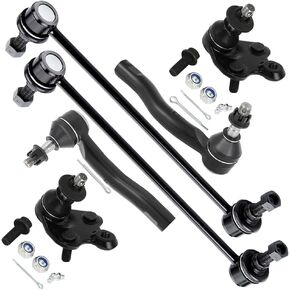 SCITOO 6pcs Front Suspension Kit Lower Ball Joint Outer Tie Rod End Sway Bar End Link fit for Toyota for Prius 2004-2009 in Kuwait