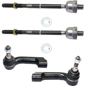 Garage-Pro Front Left & Right Inner and Outer Tie Rod End Replacement For Ford F-150 2009 2010 2011 2012 2013 2014 2015 2016 2017 Expedition 07-16 Replaces # 9L3Z3280A, 7L1Z3A130R, 7L1Z3A130L in Kuwait