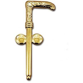 Tubal Cain Masonic Auto Emblem - [Gold][2 1/2'' Tall] in Kuwait