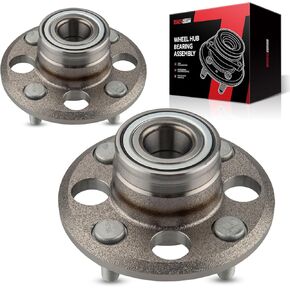 Torchbeam 513035 Pair Front Wheel Hub Bearing Assembly for 1985-2000 Civic, 1988-1991 CRX, 1993-1997 Civic del Sol, 1986-1987 Wagovan 4 Lugs in Kuwait
