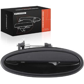 A-Premium Rear Left Driver Side Exterior Door Handle Compatible with Buick Park Avenue 1997-2005 & Oldsmobile Aurora 1997-1999, Smooth Black in Saudi Arabia