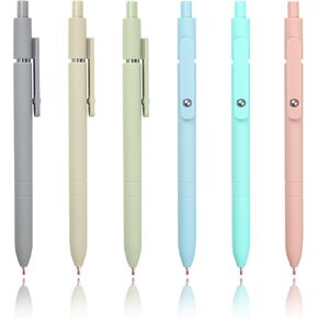 ELANE 5 Pcs Colorful Gel Pens,0.5mm Fine Point Quick Dry Black Ink Pens for Journaling Note Taking Writing, High-End Series Pens for Gifts for Doctor Nurse Teacher Students (morandi) in Kuwait