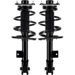 PM Auto Pair of 2 Front L-R Quick Complete Strut-Coil Spring For 2013-2016 Kia Optima Hybrid USA Built in Saudi Arabia