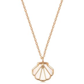 CHOW SANG SANG 18K Rose Gold Shell Necklace for Women 92735N | 18.5", (47 CM) in Kuwait