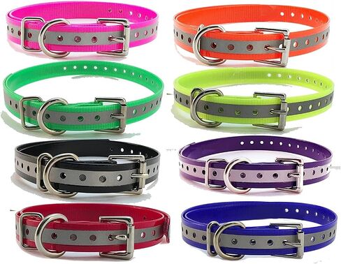 Replacement ¾" Collar Strap Bands with Double Buckle Loop Training for All Brands of Pet Shock Bark e Collars and Fences. in Saudi Arabia