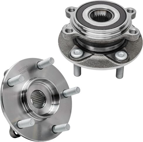 Detroit Axle-Pair Front Wheel Hubs for 2014-2018 Mazda 3 [3 Sport] ، 2016-2020 Mazda Cx-3 ، 2 Wheel Hub Bearings Assembly 2017 in Saudi Arabia