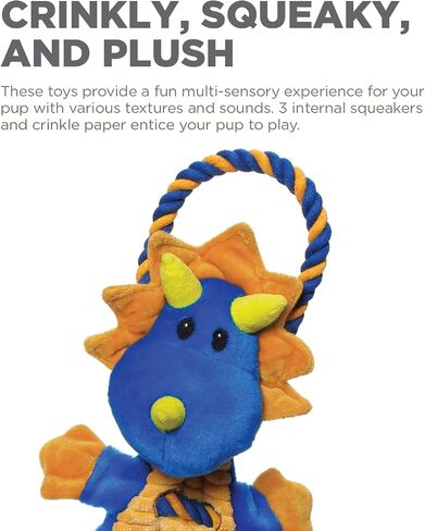 Charming Pet Ranch Roperz Cow Plush Squeaky Dog Toy in Kuwait