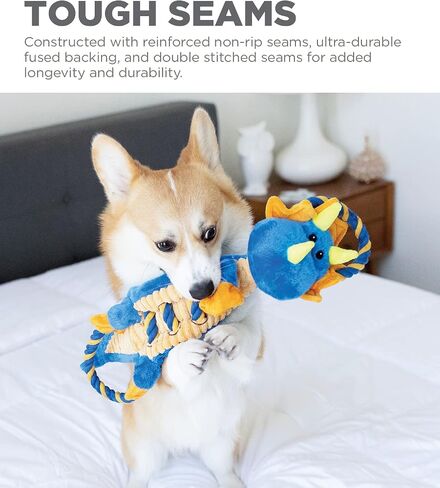 Charming Pet Ranch Roperz Cow Plush Squeaky Dog Toy in Kuwait