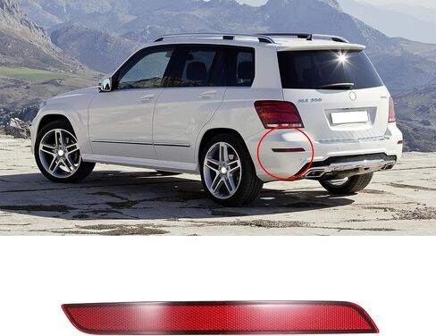 الجانب الخلفي الأيسر عاكس سائق الضوء الجانب 2048200374 متوافق مع مرسيدس بنز X204 GLK250 GLK350 2013-2015 in Saudi Arabia