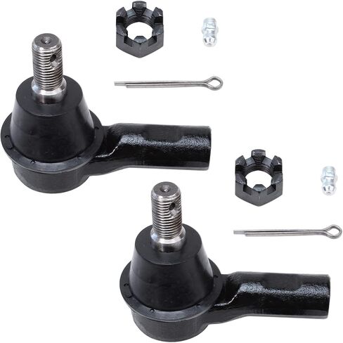 Detroit Axle - Front 12pc Suspension Kit for 1998-2002 Honda Passport 1998-2003 Isuzu Amigo Axiom Rodeo Sport, 4 Outer Inner Tie Rods 4 Upper Lower Ball Joints 2 Sway Bar 2 Boots Replacement in Saudi Arabia