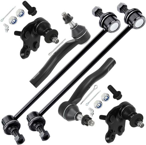 SCITOO 6pcs Front Suspension Kit Lower Ball Joint Outer Tie Rod End Sway Bar End Link fit for Toyota for Prius 2004-2009 in Saudi Arabia