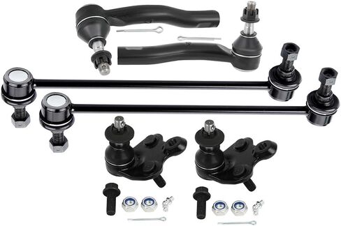 SCITOO 6pcs Front Suspension Kit Lower Ball Joint Outer Tie Rod End Sway Bar End Link fit for Toyota for Prius 2004-2009 in Saudi Arabia