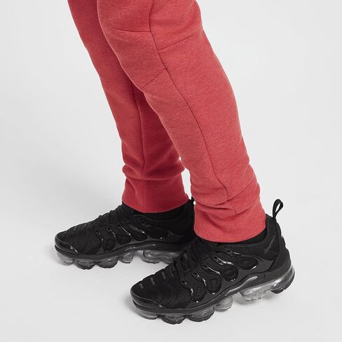 Nike Sportswear Tech Fleece Big Kids ’Kggers (HV5869-672 ، University Light Red Heather/Black/Black) in Kuwait