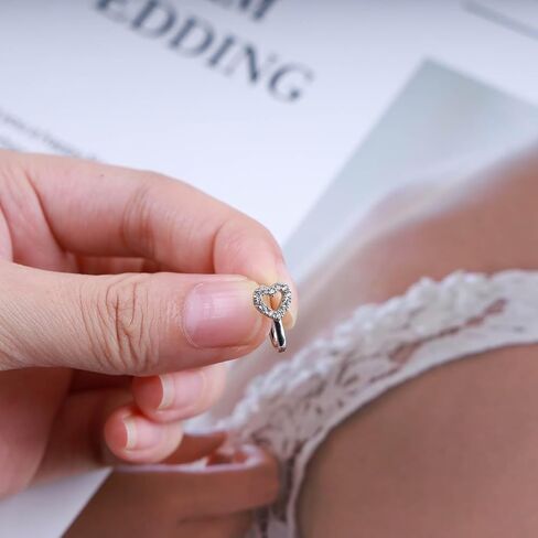 Boho Crystal Heart Nose Ring Hoop Gold Cz Heart Nose Ring Stud Small Nose Studs Tiny Piercing Nose Hoop Nose Piercing Jewelry for Women and Girls in Saudi Arabia