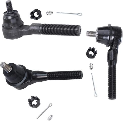 Detroit AXLE-مجموعة التعليق 7PC Front 71-01 Jeep Cherokee ، 91-92 Comanche ، TIE TIE INNER end end end bar track bar 1991 1992 1993 1995 1995 1996 1997 1998 1999 2000 2001 in Saudi Arabia