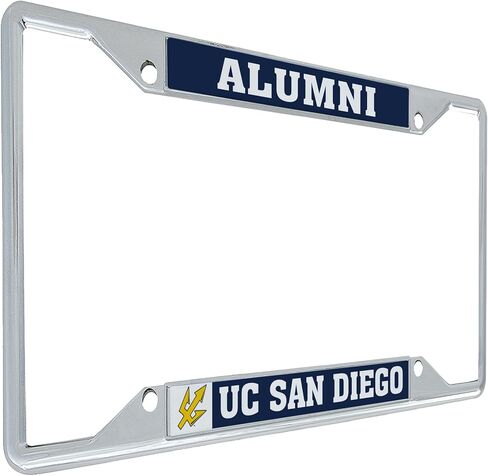 Desert Cactus University of California San Diego Car Accessories UCSD Tritons Metal License Plate Frame for Front or Rear of Car (Alumni Blue) in Saudi Arabia
