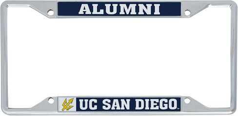 Desert Cactus University of California San Diego Car Accessories UCSD Tritons Metal License Plate Frame for Front or Rear of Car (Alumni Blue) in Saudi Arabia