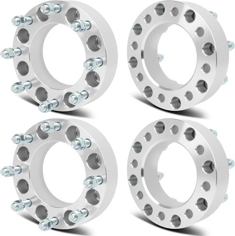 Scitoo 4pcs 8x170 إلى 8x180 محولات العجلات 2 بوصة تجويلة 125 ملم ترصيع 14x1.5 8 in Saudi Arabia
